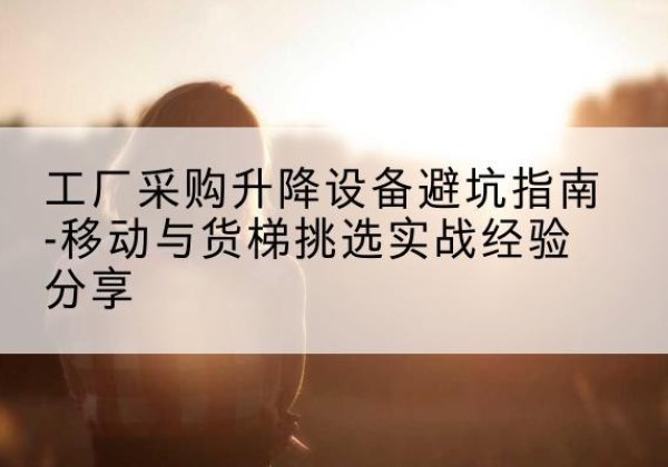 工布江达移动式升降机怎么选-工厂采购升降设备避坑指南-移动与货梯挑选实战经验分享